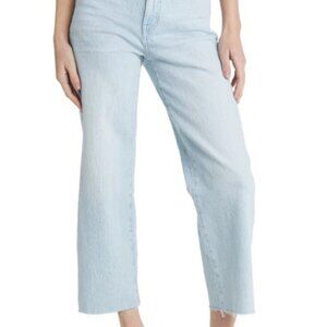 Madwell Perfect Vintage Raw Hem Wide Leg Crop Jeans ($148)